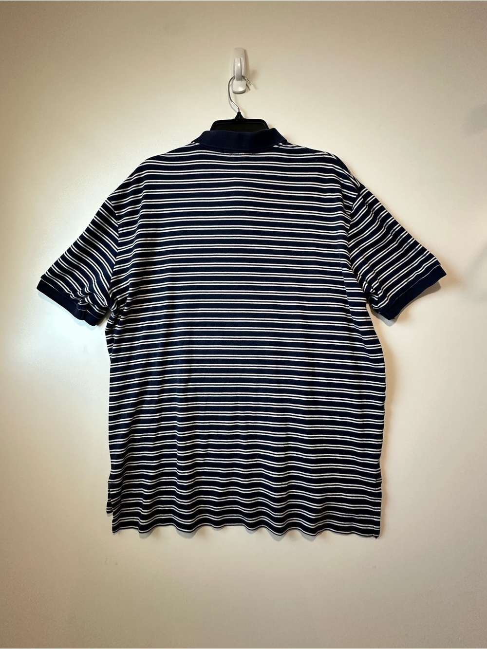 Polo by Ralph Lauren Navy Striped Polo Shirt XL - Picture 5 of 5
